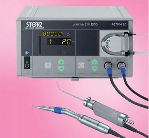 KARL STORZ Unidrive ENT моторная система с шейверной рукояткой и рукояткой для высокоскоростного бора