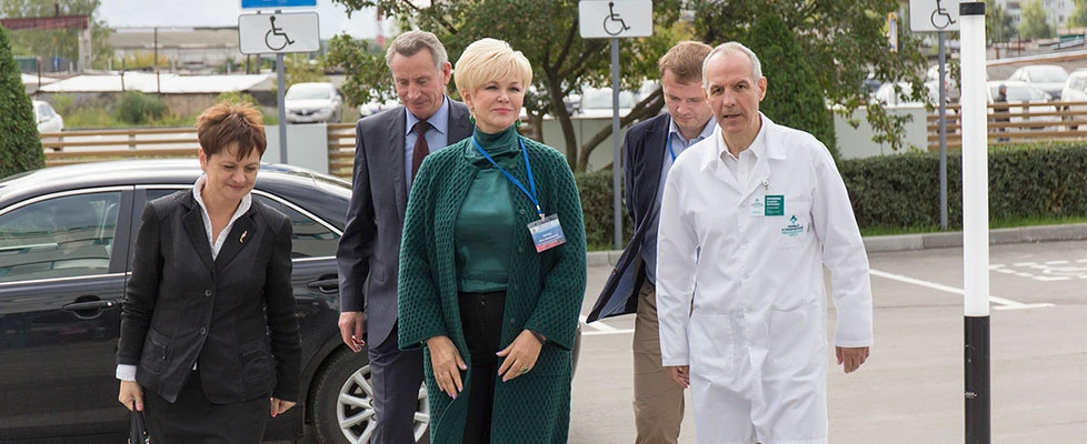 Визит замминистра здравоохранения в Первый клинический медицинский центр